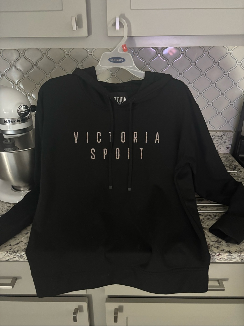 Black Logo Hoodie Sweatshirt
